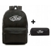 Školská taška - batoh VANS s peračníkom bez príslušenstva ČIERNY Školská taška - batoh VANS s peračníkom bez príslušenstva ČIERNY