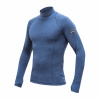 Pánske tričko dl.rukáv roll neck SENSOR MERINO BOLD cool blue XXL Pánske tričko dl.rukáv roll neck SENSOR MERINO BOLD cool blue XXL