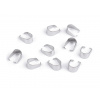Šlupna z nerezové oceli k výrobě šperků Varianta: 3 (5x10 mm) platina, Balení: 10 ks Šlupna z nerezové oceli k výrobě šperků Varianta: 3 (5x10 mm) platina, Balení: 10 ks