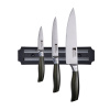Sada nožov Bergner Midnight BG-39263-GR / s magnetickou lištou / počet nožov 3/ nerezová oceľ