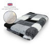 DRYBED Premium Vet Bed Patchwork čierny 150 x 100 cm DRYBED Premium Vet Bed Patchwork čierny 150 x 100 cm