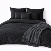 Posteľná Bielizeň 160x200 Mikrovlákno + 2 Obliečky Sada na zips – čierna Posteľná Bielizeň 160x200 Mikrovlákno + 2 Obliečky Sada na zips – čierna