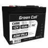 Green Cell Cube AGM VRLA IP54 12V 55Ah bezúdržbová batéria pre kosačky, skútre, lode a invalidné vozíky (AGM12V55AH-J) Green Cell Cube AGM VRLA IP54 12V 55Ah bezúdržbová batéria pre kosačky, skútre, lode a invalidné vozíky (AGM12V55AH-J)