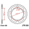 JT Reťazová rozeta JT JTR 839-57 57T, 428 JT Reťazová rozeta JT JTR 839-57 57T, 428