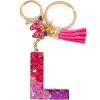 Kľúčenka Abeceda L/Ružová/Motýľ Kľúčenka Abeceda L/Ružová/Motýľ