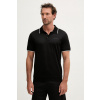 Karl Lagerfeld polo tričko pánske bavlnené 562200.745080 čierna S Karl Lagerfeld polo tričko pánske bavlnené 562200.745080 čierna S