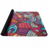 YATE Yoga mat prírodná guma, vzor W, 1 mm - červená YATE Yoga mat prírodná guma, vzor W, 1 mm - červená