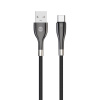 Datový kabel Forever Sleek USB/USB-C 1m 3A černý GSM171007 Datový kabel Forever Sleek USB/USB-C 1m 3A černý GSM171007
