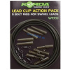 KORDA Montáž Lead Clip Action Pack Zelená (5ks) KORDA Montáž Lead Clip Action Pack Zelená (5ks)
