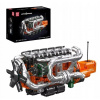 STAVEBNICA MOULD KING 10200 MOTOR NÁKLADNÉHO AUTA TIR RADY V6 ENGINE 3236 DIELOV STAVEBNICA MOULD KING 10200 MOTOR NÁKLADNÉHO AUTA TIR RADY V6 ENGINE 3236 DIELOV