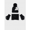 Dievčenský zimný pletený set v čiernej farbe Mayoral Veľkosť: 16 rokov / 158cm Dievčenský zimný pletený set v čiernej farbe Mayoral Veľkosť: 16 rokov / 158cm