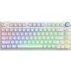 Savio Bezdrátová mechanická klávesnice PHENIX WHITE Gateron Red Pro, ABS Savio Bezdrátová mechanická klávesnice PHENIX WHITE Gateron Red Pro, ABS