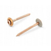 Skrutka do plechu s EPDM podložkou, Torx 4,5 x 25 A2, meď / balenie 200 ks Skrutka do plechu s EPDM podložkou, Torx 4,5 x 25 A2, meď / balenie 200 ks