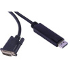 Kabel propojovací DisplayPort 2.0m DP M/ DVI M Kabel propojovací DisplayPort 2.0m DP M/ DVI M