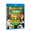 Madagaskar 1-3 + Tučňáci z Madagaskaru kolekce DVD Madagaskar 1-3 + Tučňáci z Madagaskaru kolekce DVD