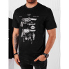 Pánske tričko s potlačou čierne (rx5430) Green Camo XXL Pánske tričko s potlačou čierne (rx5430) Green Camo XXL