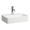 LAUFEN Savoy obdĺžniková umývadlová misa s otvorom, s prepadom, 550 x 380 mm, biela, H8169450001041 LAUFEN Savoy obdĺžniková umývadlová misa s otvorom, s prepadom, 550 x 380 mm, biela, H8169450001041