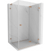 Mexen Lunar-F L, 1-krídlový sprchový kút so skladacími dverami, pravý, 90 x 70 cm, 8mm číre sklo, medený profil, 836L-090-070-65-00-P Mexen Lunar-F L, 1-krídlový sprchový kút so skladacími dverami, pravý, 90 x 70 cm, 8mm číre sklo, medený profil, 836L-090-070-65-00-P