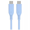PremiumCord Silikonový kabel s konektory USB-C 60W 480Mbps modrý extra měkký 1,5m (ku31sa15b) PremiumCord Silikonový kabel s konektory USB-C 60W 480Mbps modrý extra měkký 1,5m (ku31sa15b)