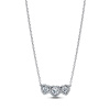 PANDORA náhrdelník Halo trilógie sŕdc 394412c01-45 PANDORA náhrdelník Halo trilógie sŕdc 394412c01-45