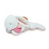 Doudou et Compagnie Paris Doudou Plyšový králík s tmavě růžovou bambulkou 80 cm Doudou et Compagnie Paris Doudou Plyšový králík s tmavě růžovou bambulkou 80 cm