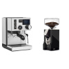 Rancilio Silvia BC PID + Eureka Mignon Silenzio 55, CR black Rancilio Silvia BC PID + Eureka Mignon Silenzio 55, CR black