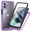 Obojstranný Gumený kryt Shockproof na Motorola Moto G13 / G23 / G53 5G - Fialová Obojstranný Gumený kryt Shockproof na Motorola Moto G13 / G23 / G53 5G - Fialová