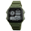 Skmei 1299 Digitálne hodinky Dual Time Army Green Skmei 1299 Digitálne hodinky Dual Time Army Green