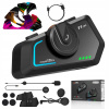 Motocyklový interkom Fodsports T1 PRO Bluetooth headset pre 6 osôb, 5 nálepiek Motocyklový interkom Fodsports T1 PRO Bluetooth headset pre 6 osôb, 5 nálepiek
