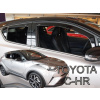 Deflektory Heko - Toyota C-HR 2016-2023 (so zadnými) Deflektory Heko - Toyota C-HR 2016-2023 (so zadnými)