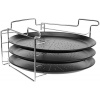 Excellent houseware Stojan na pečení pizzy sada 3 ks plechů KO-CY4654930 Excellent houseware Stojan na pečení pizzy sada 3 ks plechů KO-CY4654930