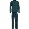 Pánske pyžamo UM0UM03130 0WP zelené káro - Tommy Hilfiger M Pánske pyžamo UM0UM03130 0WP zelené káro - Tommy Hilfiger M