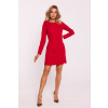 Made Of Emotion Woman's Dress M814 červená S Made Of Emotion 5905563737644 Made Of Emotion Woman's Dress M814 červená S Made Of Emotion 5905563737644