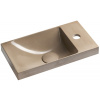 SAPHO Betónové umývadlo AGOS 40 x 22 cm, ľavé/pravé, pieskové pololesklé AS40014 SAPHO Betónové umývadlo AGOS 40 x 22 cm, ľavé/pravé, pieskové pololesklé AS40014