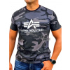 Alpha Industries Basic T-Shirt Camo tričko pánske black camo čierny maskáč tmavý maskáč Alpha Industries Basic T-Shirt Camo tričko pánske black camo čierny maskáč tmavý maskáč