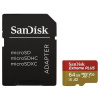Karta SanDisk micro SDXC 64GB Extreme PLUS (200 MB/s Class 10, UHS-I U3 V30) + adaptér SDSQXBU-064G-GN6MA Karta SanDisk micro SDXC 64GB Extreme PLUS (200 MB/s Class 10, UHS-I U3 V30) + adaptér SDSQXBU-064G-GN6MA