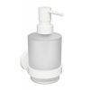 Sapho X-ROUND WHITE dávkovač mydla 200ml, mliečne sklo, biela mat XR103W Sapho X-ROUND WHITE dávkovač mydla 200ml, mliečne sklo, biela mat XR103W
