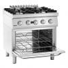 Bartscher Plynový sporák 70040 GB21 so 4 horákmi a plynovou rúrou – séria 700 | Bartscher Bartscher Plynový sporák 70040 GB21 so 4 horákmi a plynovou rúrou – séria 700 | Bartscher