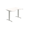 Hobis Pracovný stôl Motion Ergo, ZO, 2S, 120x70,5-120,5x90 cm, biela/sivá Hobis Pracovný stôl Motion Ergo, ZO, 2S, 120x70,5-120,5x90 cm, biela/sivá