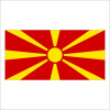 Magnetka vlajka Severné Macedónsko Magnetka vlajka Severné Macedónsko