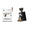 Ascaso Steel DUO PID PLUS, White&Wood + Eureka Mignon Zero 65 Speedy, CR black Ascaso Steel DUO PID PLUS, White&Wood + Eureka Mignon Zero 65 Speedy, CR black
