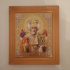 Svätý Mikulaš drevený rám Veľkosť: 13,5x15,5, Vzor: 1 Svätý Mikulaš drevený rám Veľkosť: 13,5x15,5, Vzor: 1