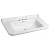 Kerasan WALDORF keramické umývadlo 100x55cm, 3 otvory pre batériu, biela 4142K1-3 Kerasan WALDORF keramické umývadlo 100x55cm, 3 otvory pre batériu, biela 4142K1-3