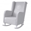 Caramella Pure Grey hojdacie kreslo moderné pre dospelých šedé Caramella Pure Grey hojdacie kreslo moderné pre dospelých šedé