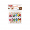 Drevené dekoračné štipce TORO 12ks lienka Drevené dekoračné štipce TORO 12ks lienka