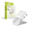 Mobilný Origin GaN 45W Travel Adapter, EU/US/UK/AU PW26 White MO-PW26-WHT Mobilný Origin GaN 45W Travel Adapter, EU/US/UK/AU PW26 White MO-PW26-WHT