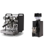 Rocket Espresso Mozzafiato FAST V, black + Eureka Mignon Zero, BL black Rocket Espresso Mozzafiato FAST V, black + Eureka Mignon Zero, BL black