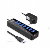 Atolla 7-portový USB 3.0 HUB s napájaním. (UK) Atolla 7-portový USB 3.0 HUB s napájaním. (UK)