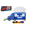 Auto kamión prepravník + auto 2ks plast 28cm na voľný beh 2 farby v krabici 29x12x8cm Auto kamión prepravník + auto 2ks plast 28cm na voľný beh 2 farby v krabici 29x12x8cm