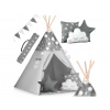 Nukido Teepee stan so svetielkami šedý Nukido Teepee stan so svetielkami šedý